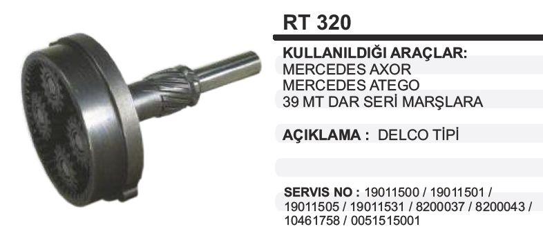 Rediktör Takımı Mercedes Axor Actros Atego 39mt | Wınwın Rt320