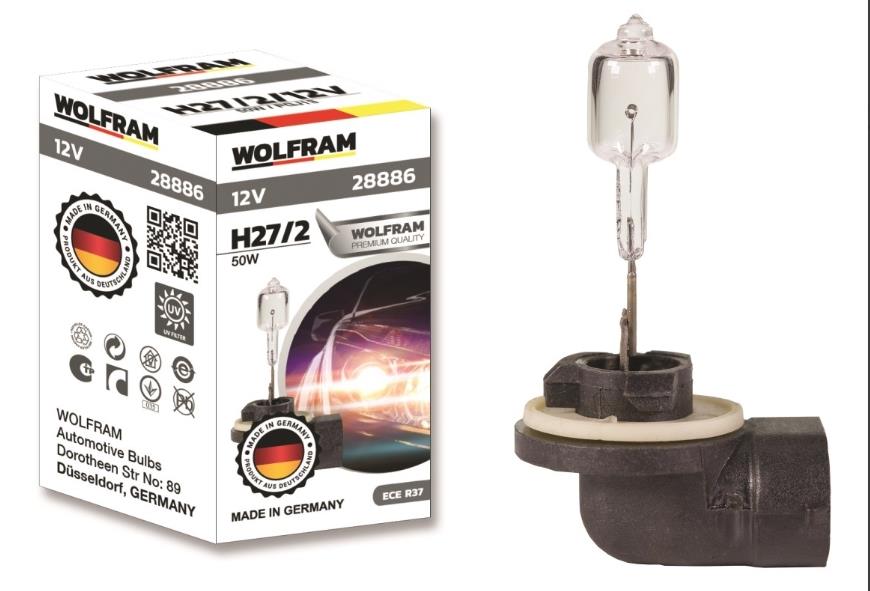 Ampul 12v H27-50w H27 Eğri 50w Pgj13 Narva 48056 Traktör Kabın Aydınlatma Ampulü | Wolfram 28886