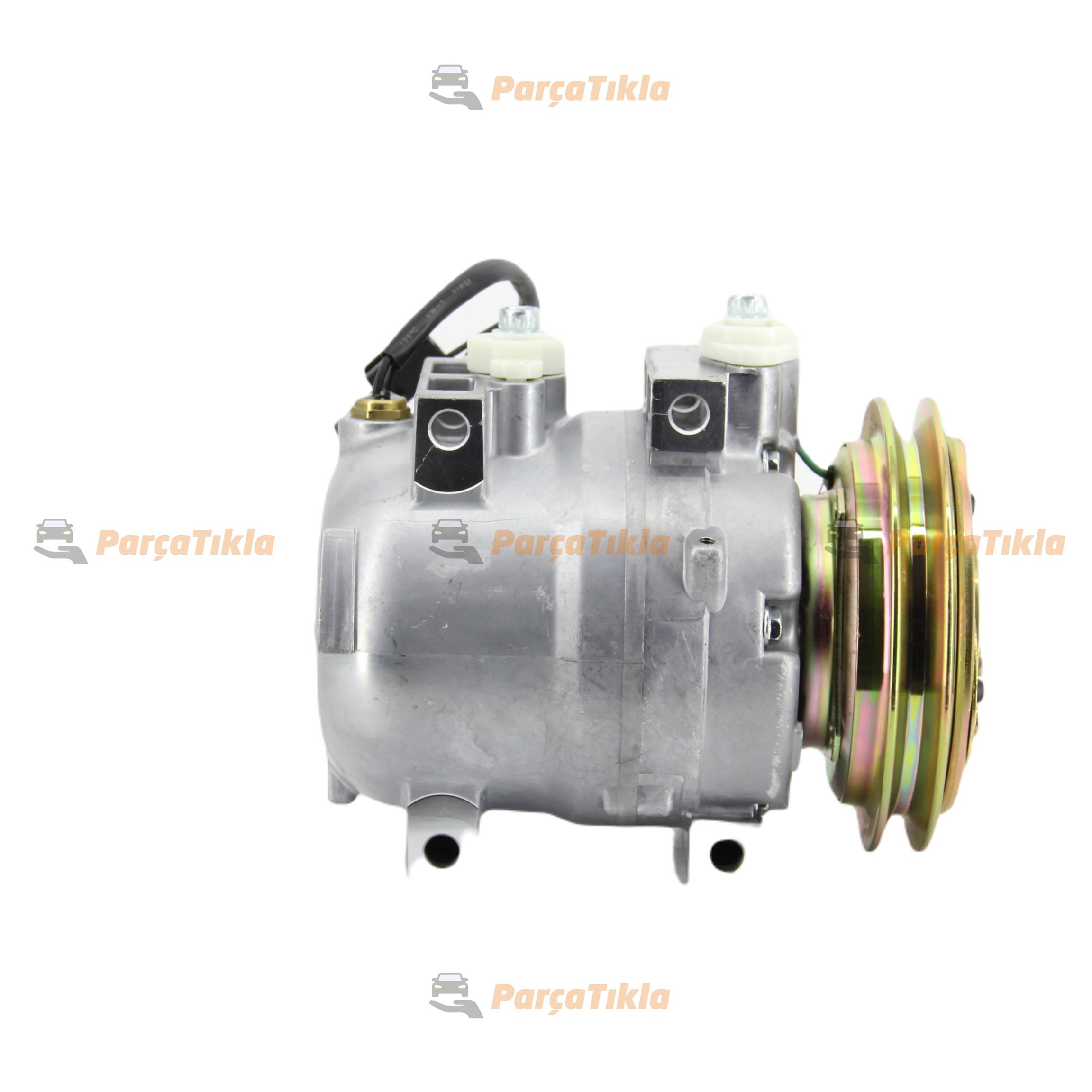 Klima Kompresörü 24v 1pk V Kayış Hyundai İş Makinesi Excavatör Calsonıc Tıp 5060215590 42010043 506021-7082 5060217082 | Wutse 42010043