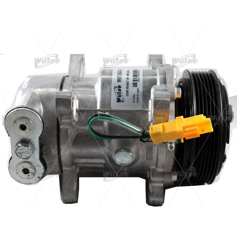 Klima Kompresör 6pk 120mm Peugeot 307/206 Pıcasso Üniversal Ayak | Wutse 42010082
