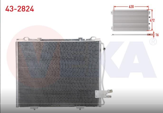 Klima Radyatörü Mercedes E Class (w210) E 200 1995-2002 | Wutse 42020292