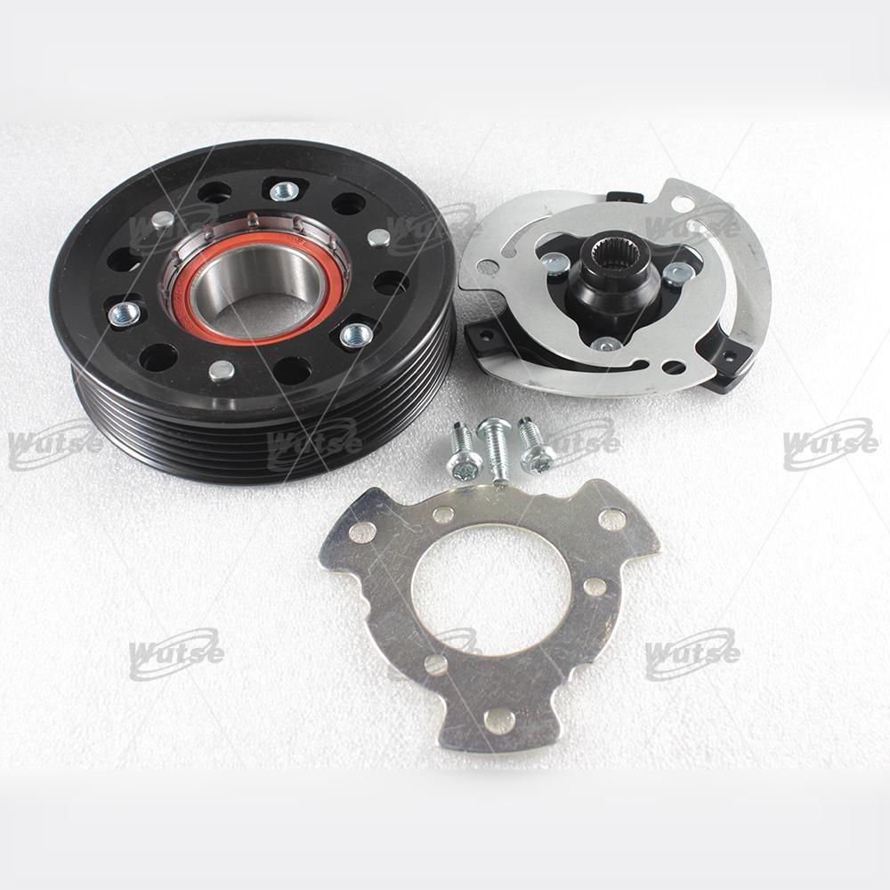 Klima Kompresör Kasnak Seti 6pk 113mm Vw Golf5 Caddy Sanden Tip | Wutse 42050054
