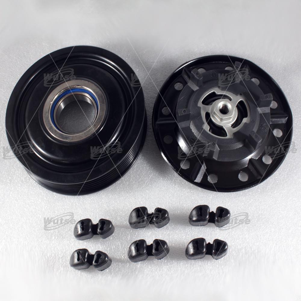 Klima Kompresör Kasnak Seti 6pk 125mm Toyota 24 Delik | Wutse 42050972