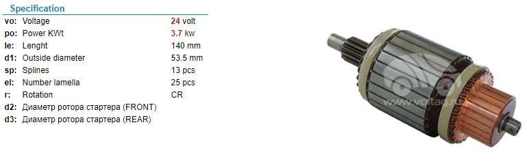 Marş Kollektörü 24v Canter Ym.53.7x141x13-ım3095 | Wutse Im3095