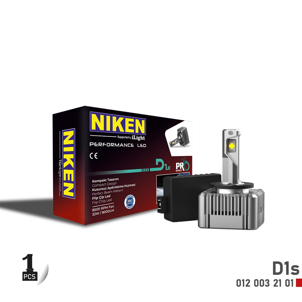 Xenon Ampul Led D1s 8000 Lümen Nıken Adet Fiyatıdır | Nıken Prod1s8000lm