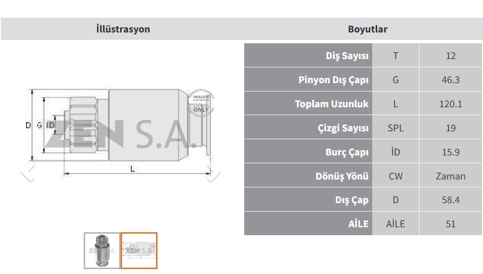 Marş Dişlisi 12diş Caterpil 42mt 42mt Bmc Dev Fatıh Caterpıllar 950 955 Pg50152 Zen.0097 Zen0097 | Zen 0097