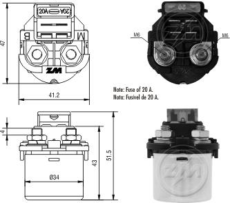 Marş Otomatiği 12v Honda Nx 350 Sahara Motorsiklet | Zm 112