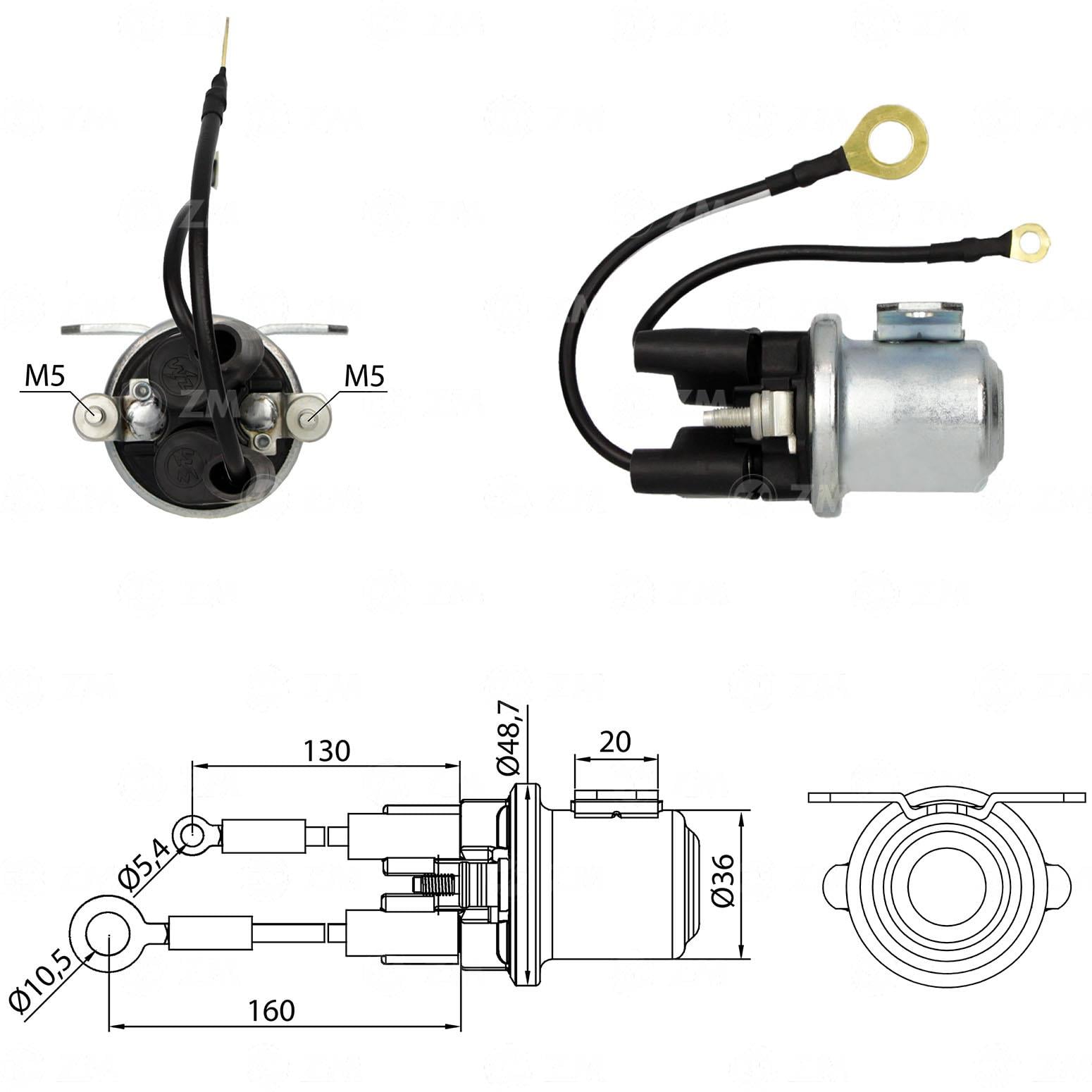 Marş Yardımcı Otomatiği 24v Volvo Fh12 Fh400-420-440-460-480-500-520-540 Fm12 Fm360-380-400-420-440-460-480-500 Kamyon | Zm 2408