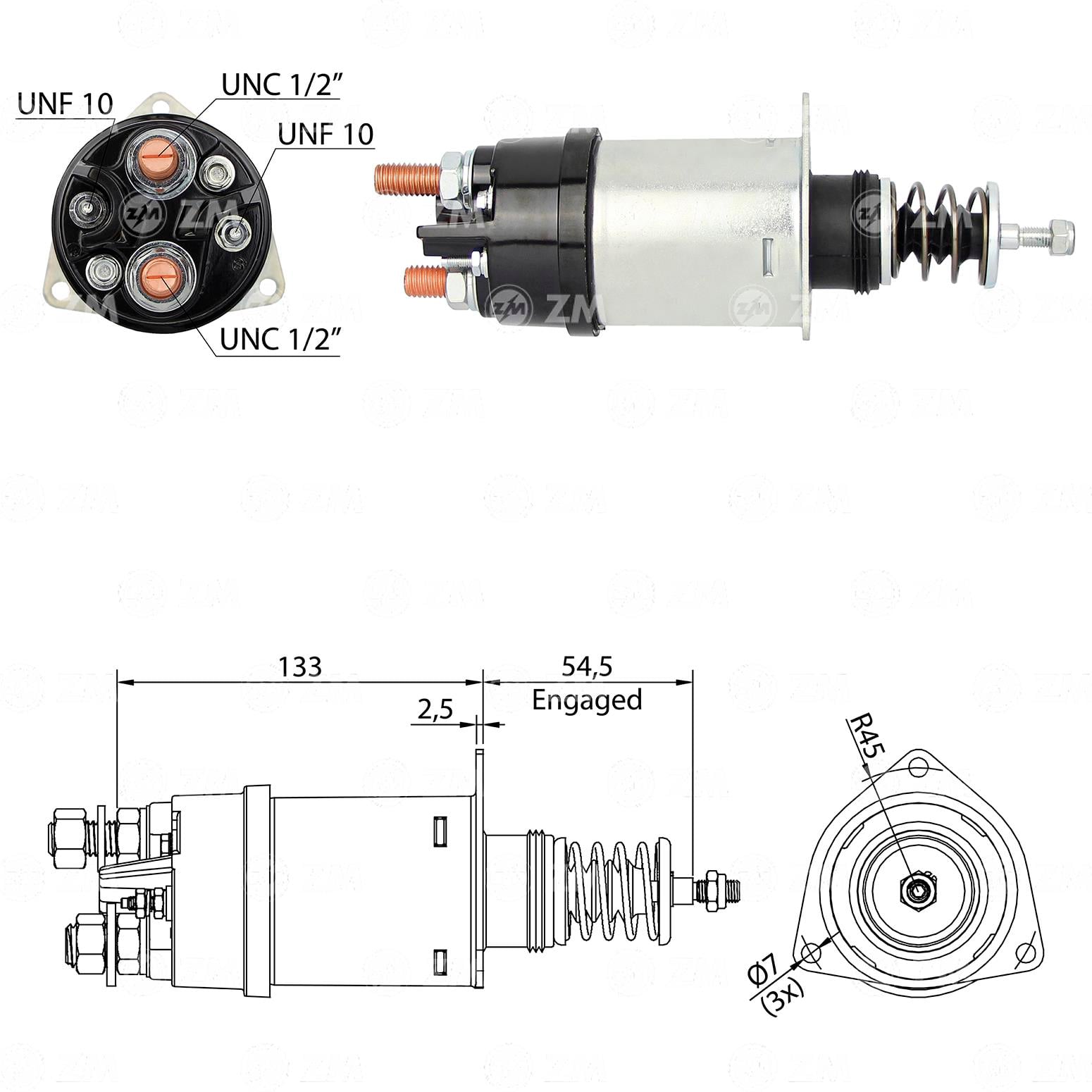 Marş Otomatiği 24v 42mt Pistonlu Dev Fatih Cummıns Sabit Piston | Zm 361