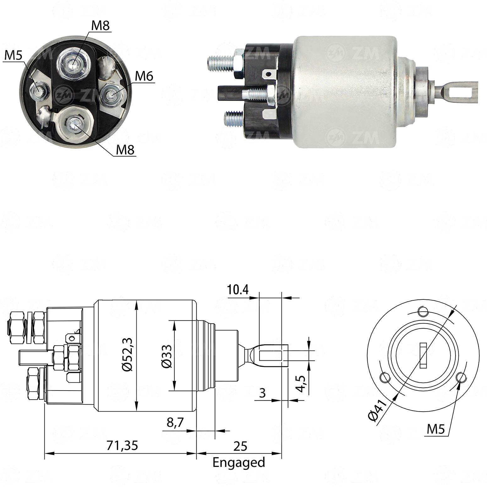 Marş Otomatiği 12v Bmw 316i 318i 320i 2339304009 | Zm 378