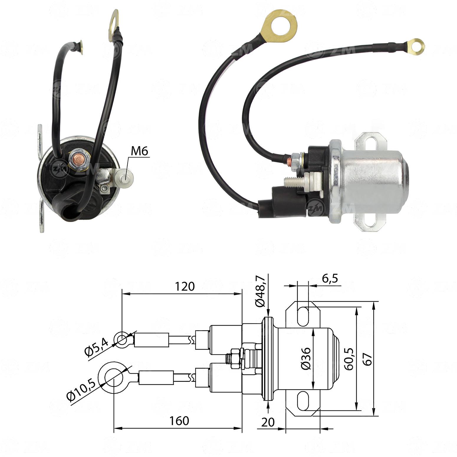 Marş Otomatiği 24v 29mt Case Fıatallıs Mercedes Benz New Holland Yardımcı Otomatik | Zm 409