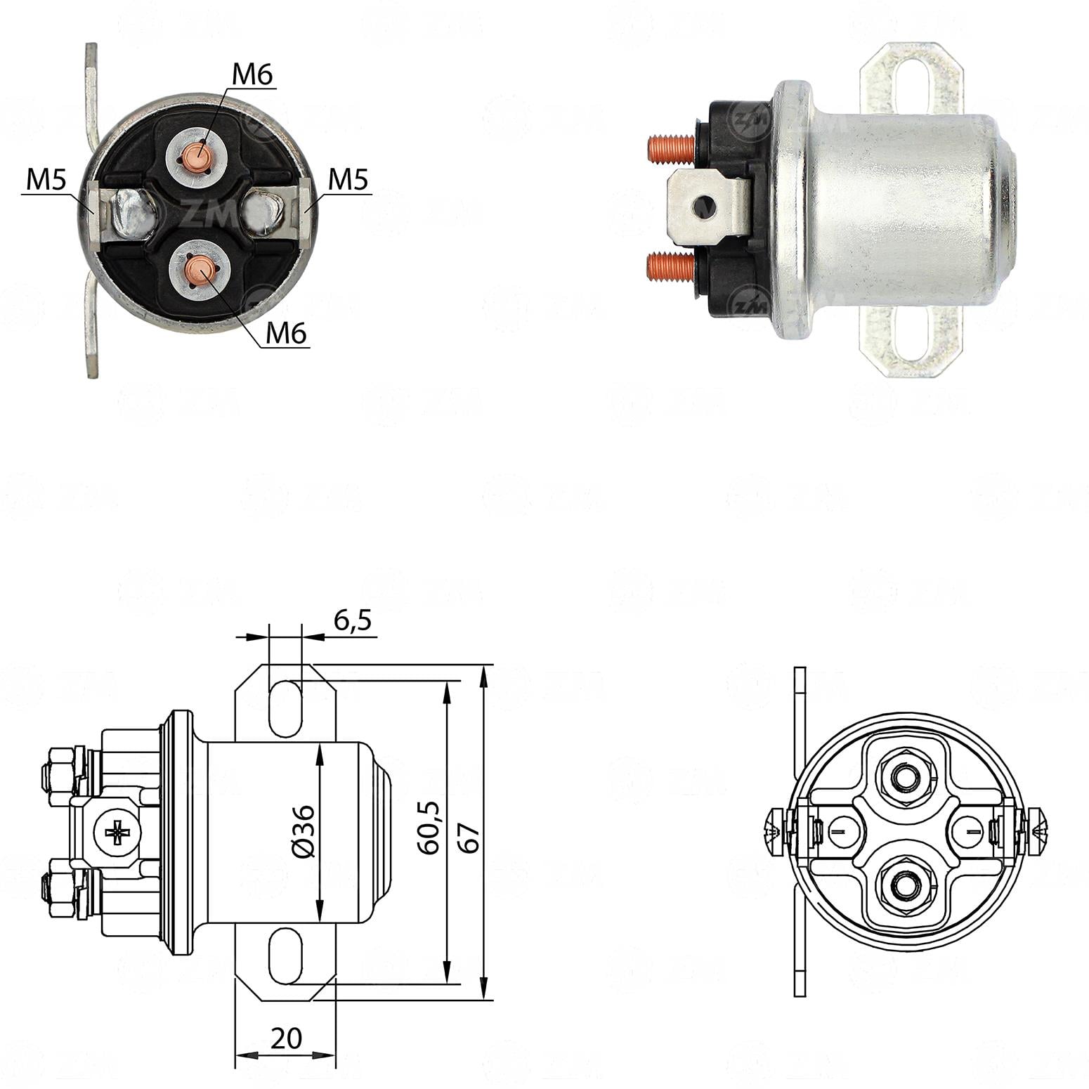 Marş Otomatiği 24v 39mt Bmc Pro 827 Cat Case Fiat Allıs | Zm 4408