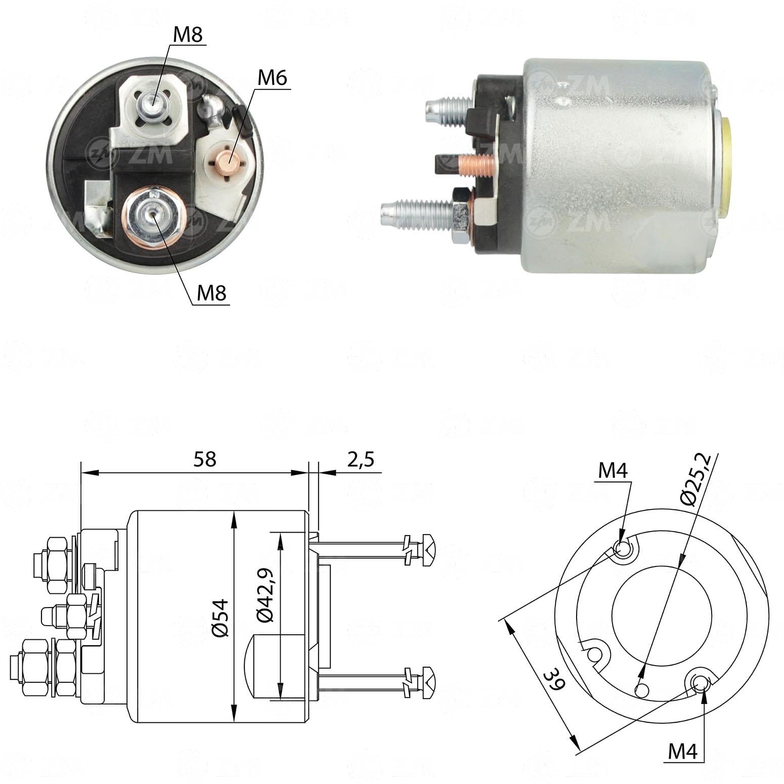 Marş Otomatiği 12v Mercedes Benz A140 -160 | Zm 495