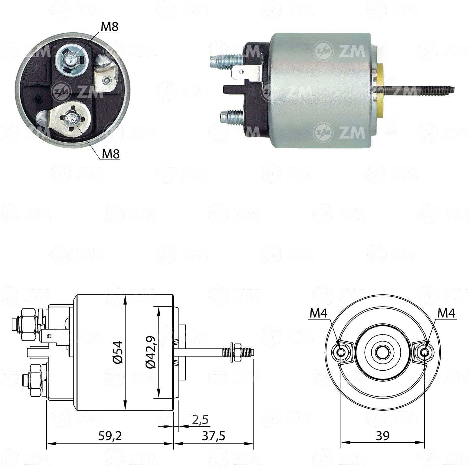Marş Otomatiği 12v R9 19 21 Valeo Tip Snls550 | Zm 595