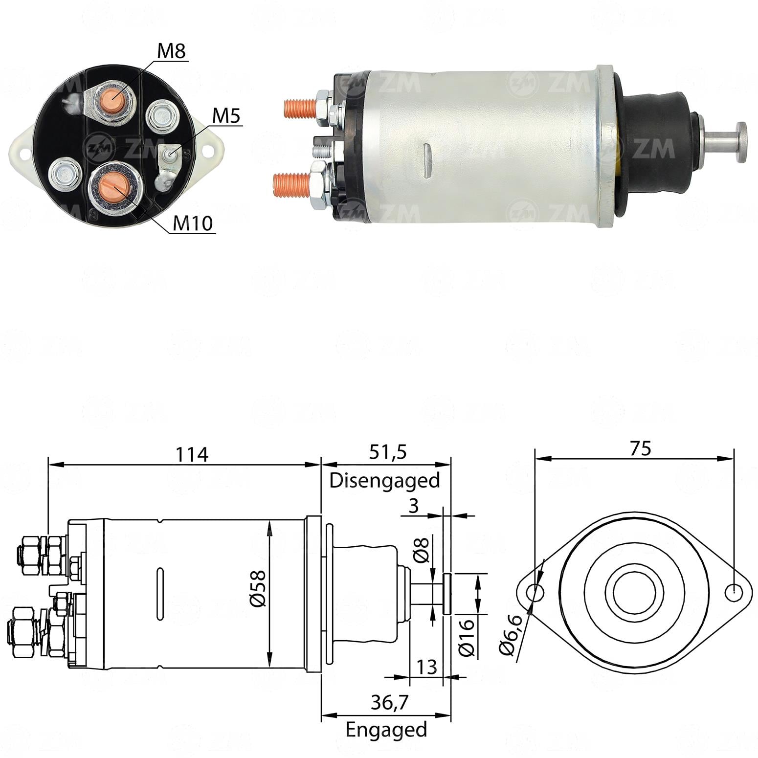 Marş Otomatiği 24v 28mt 2kulak İş Mak. Bmc Profosyonel | Zm 810