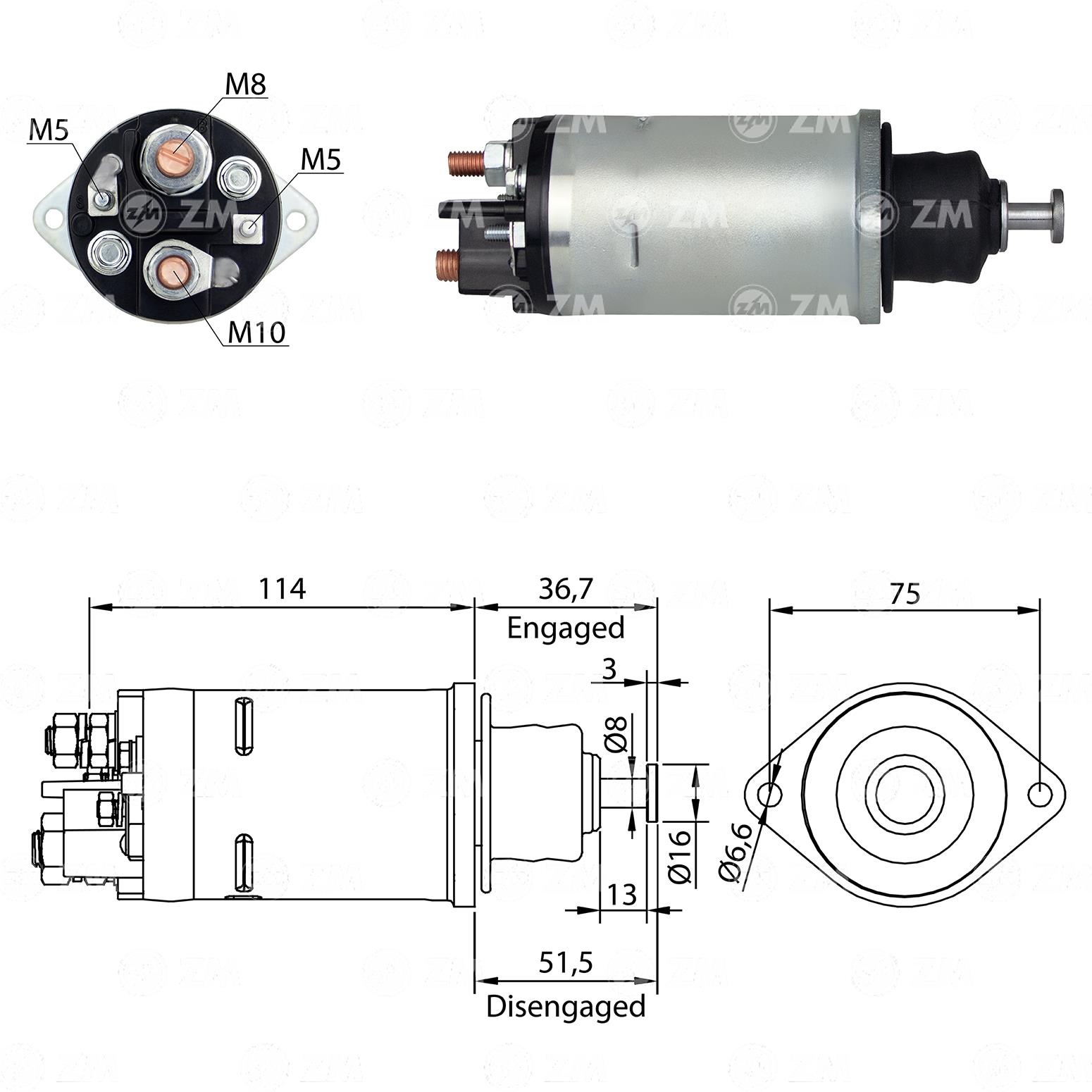 Marş Otomatiği 24v 28mt Johndeere İş Mak. Bmc Prof | Zm 812