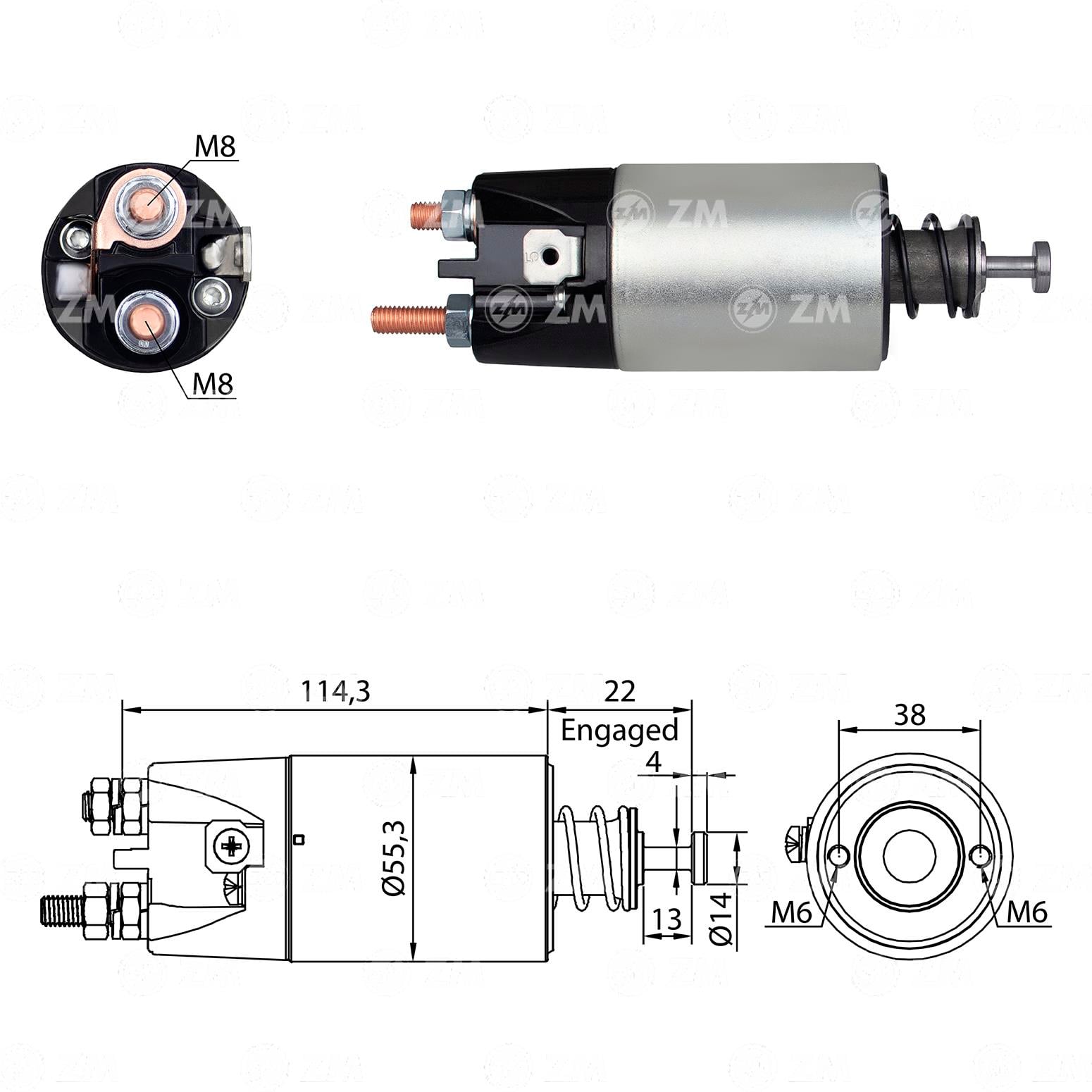 Marş Otomatiği 12v 34mt 39mt Mıtsubıshı Fuso Canter Fe Serisi 3.9l Forklift 490b5100019 490b-51000-19 10051000819 Bd09070041 | Zm 897
