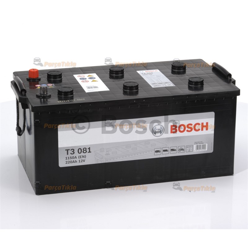 12v 220ah Bosch Akü Ağır Vasıta Grubu 0092T30810