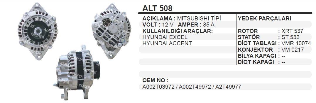 AESALT508-Alternatör Dinamo