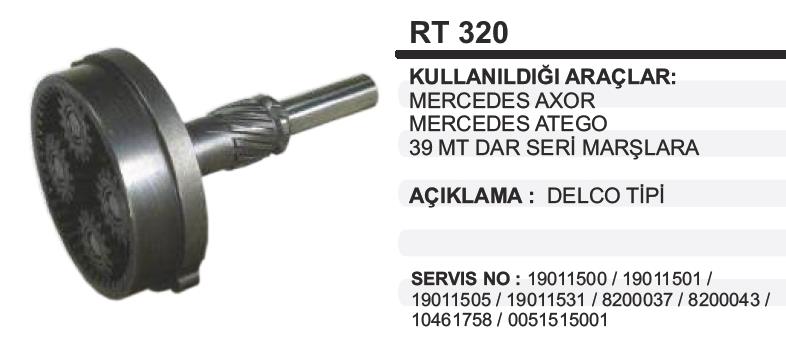 AESRT320-Marş Rediktörü