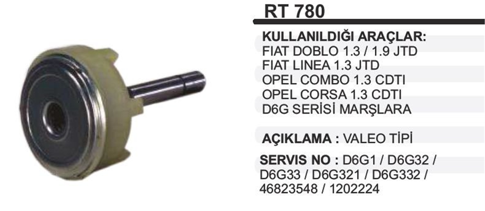 AESRT780-Marş Rediktörü