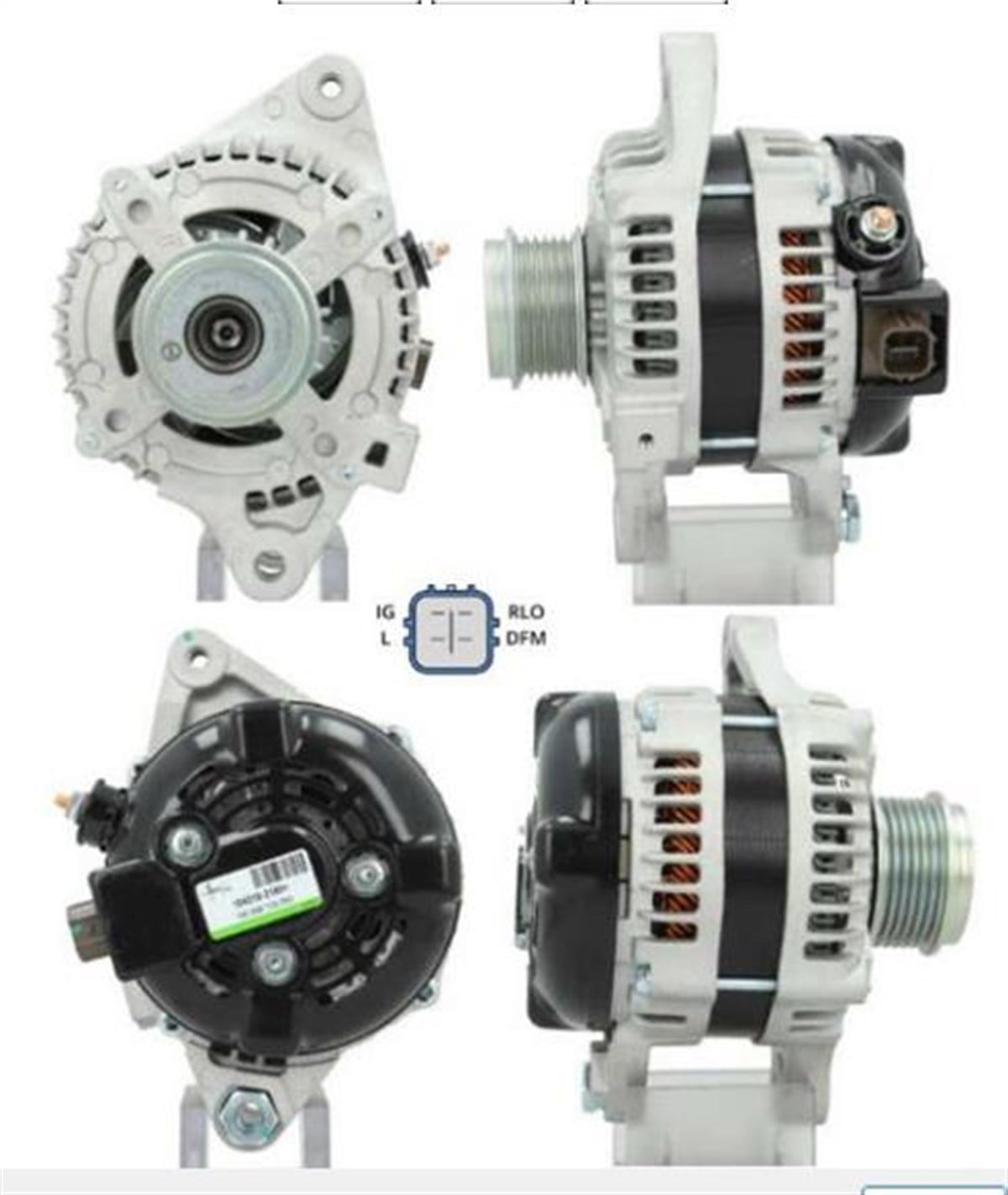Alternatör 12V 100Ah Toyota Corolla  Auris Avensis Rav4 Verso 2008 Ig Rlo L M Uçlu