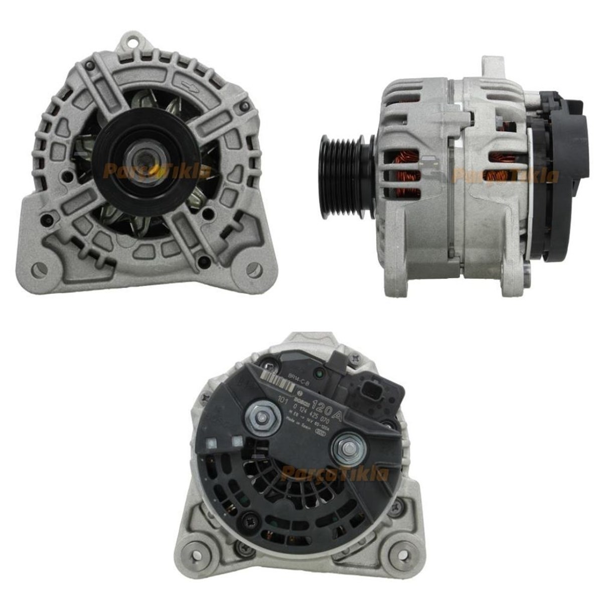 Alternatör 12V 120Ah (Revizyon) Renault Clio Megan Fluence