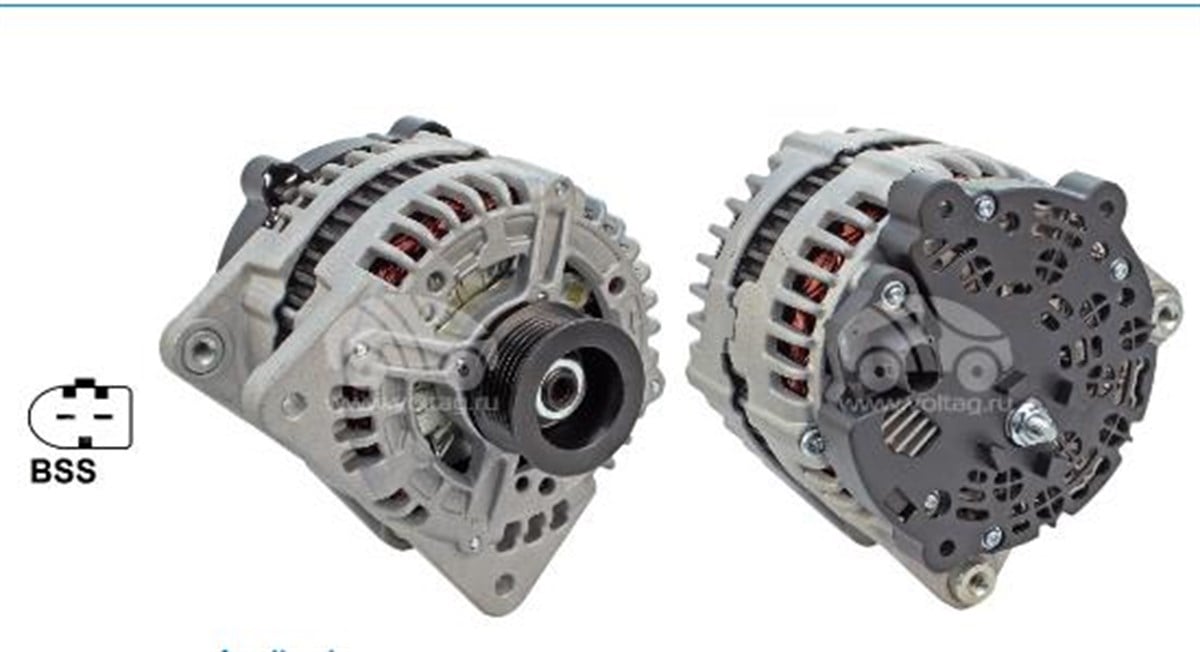 Alternatör 12V 150Ah Porsche 911 Carrera (Orjinal Konjektör)  0121615016 0121615116