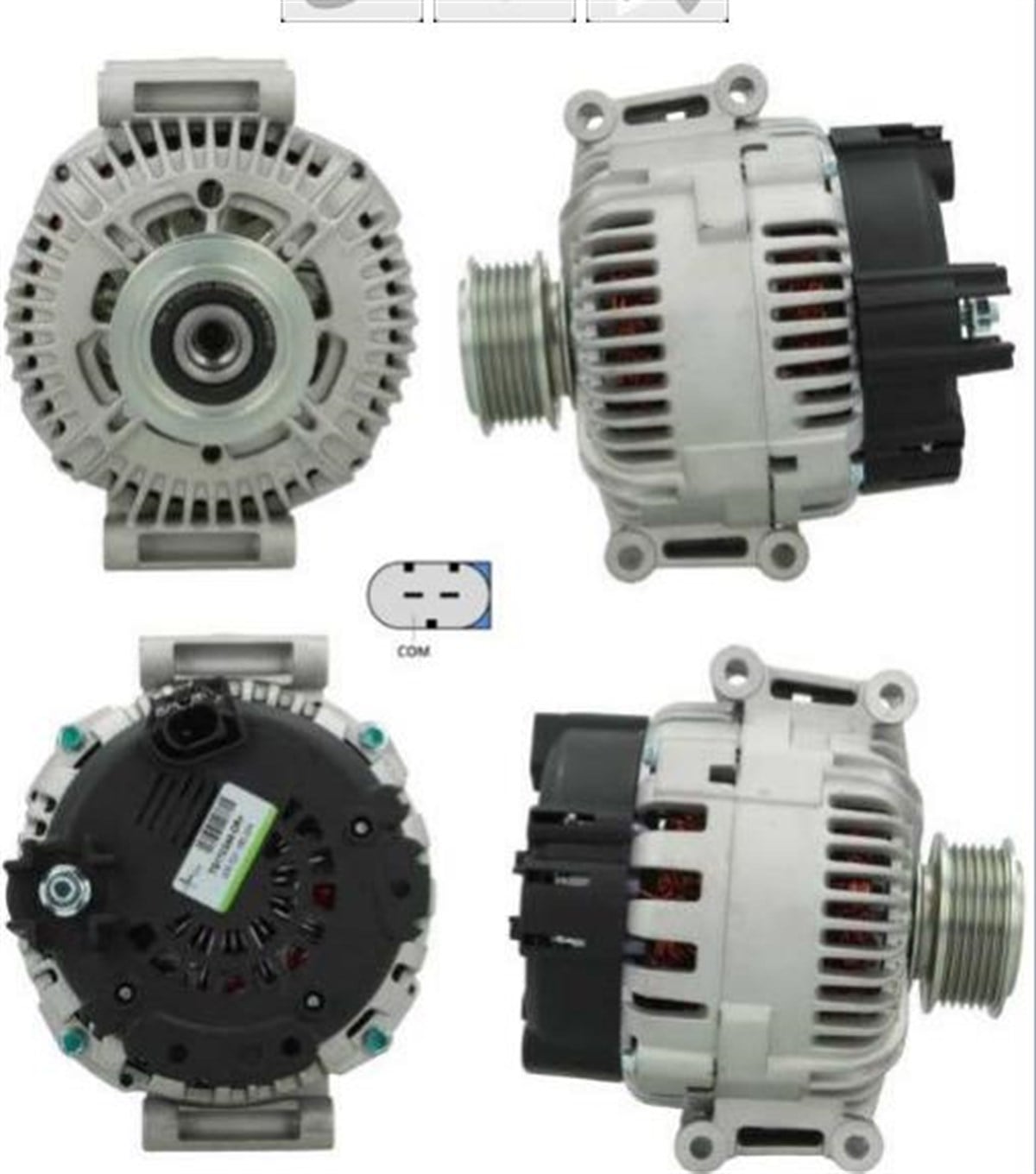 Alternatör 12V 180Ah Audi A6 2 8 3 2 2004  Orj Kasnaklı