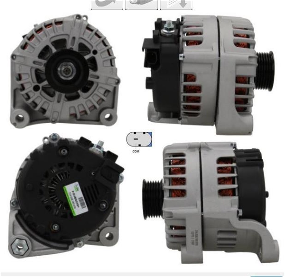 Alternatör 12V 180Ah Bmw E90 E87 E84 320D 520D