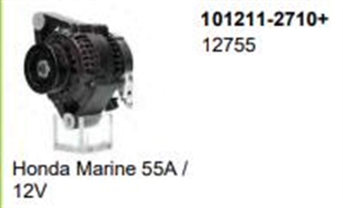 Alternatör 12V 55Ah Honda Marine
