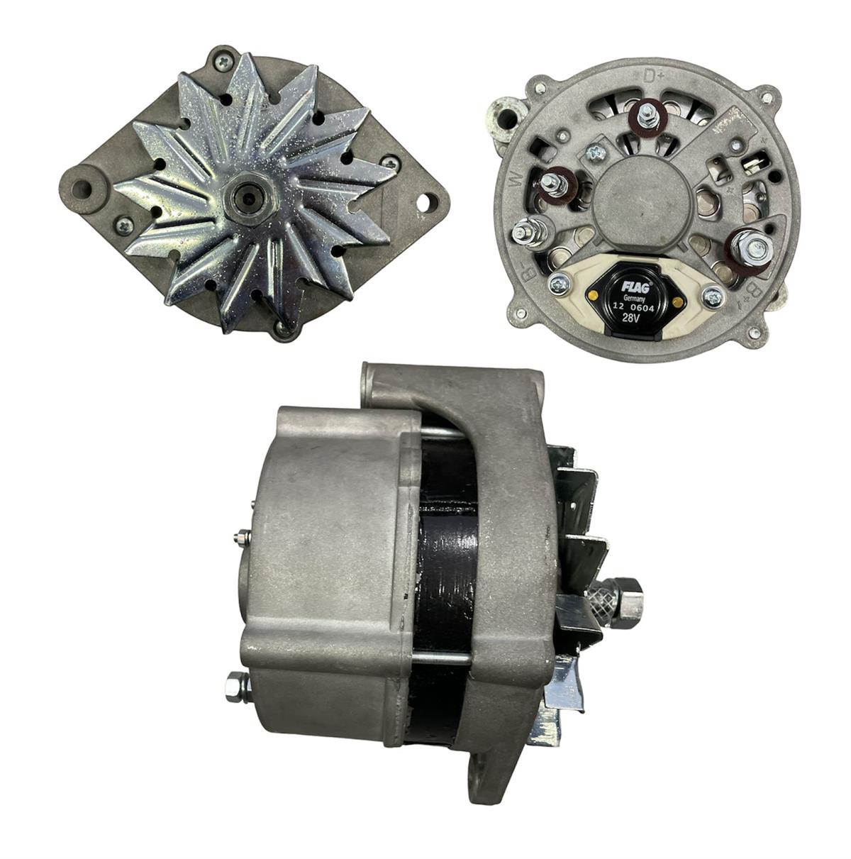 Alternatör 24V 80Ah Kalın İnce Ayaklı İş551 Alt376