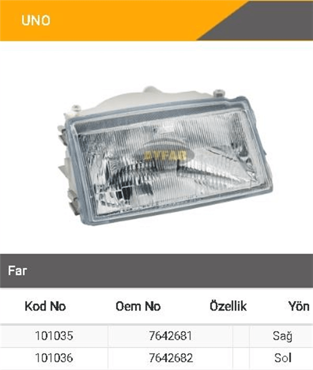 AYFAR101035-Far Komple
