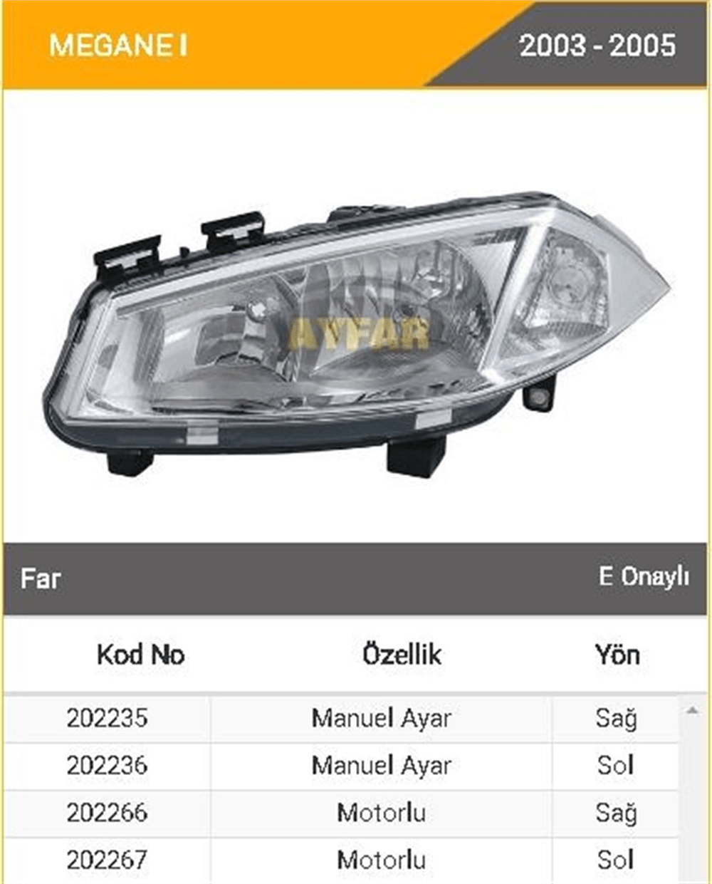 AYFAR202235-Far Komple