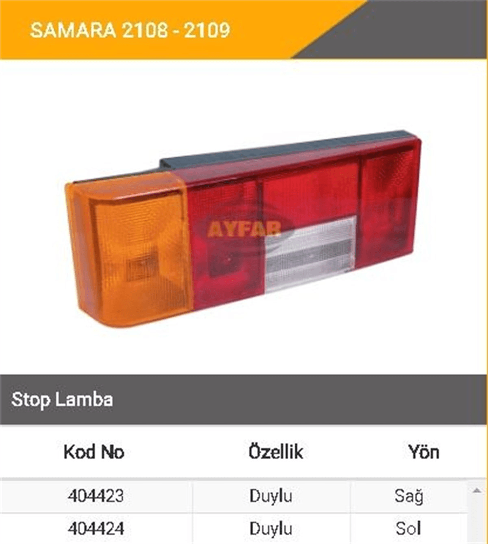 AYFAR404423-Far Komple