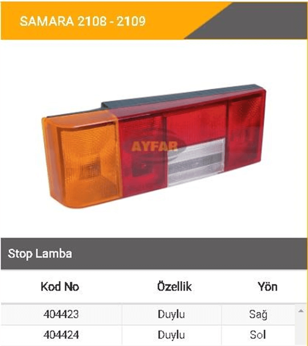 AYFAR404424-Far Komple