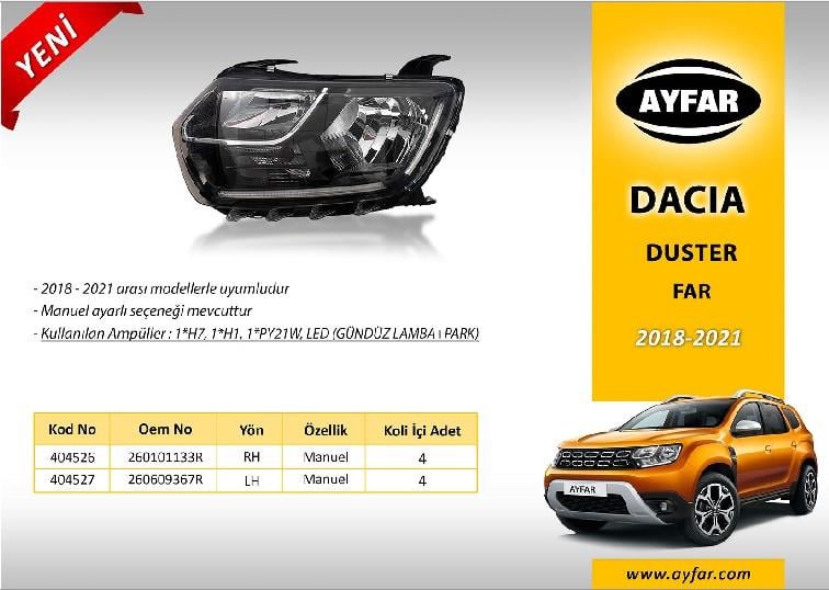 AYFAR404527-Far ve Stop Lambası