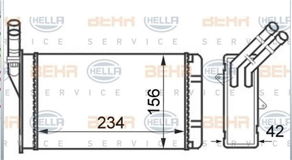 BEHR8FH351024301-Kalorifer Radyatörü