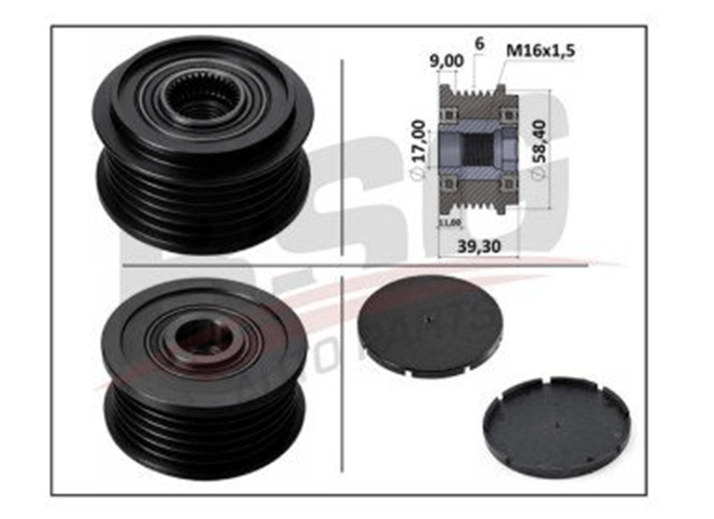 BSG30630005-Alternatör Kasnağı