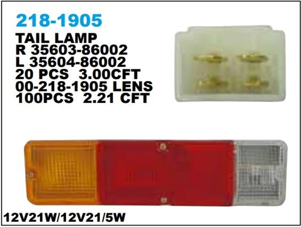DEPO2181905L-Stop Lambası 