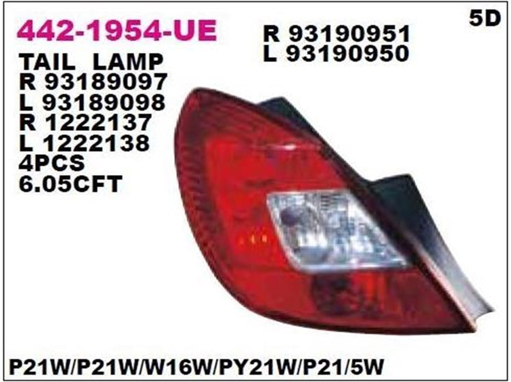 DEPO4421954LUE-Stop Lambası 