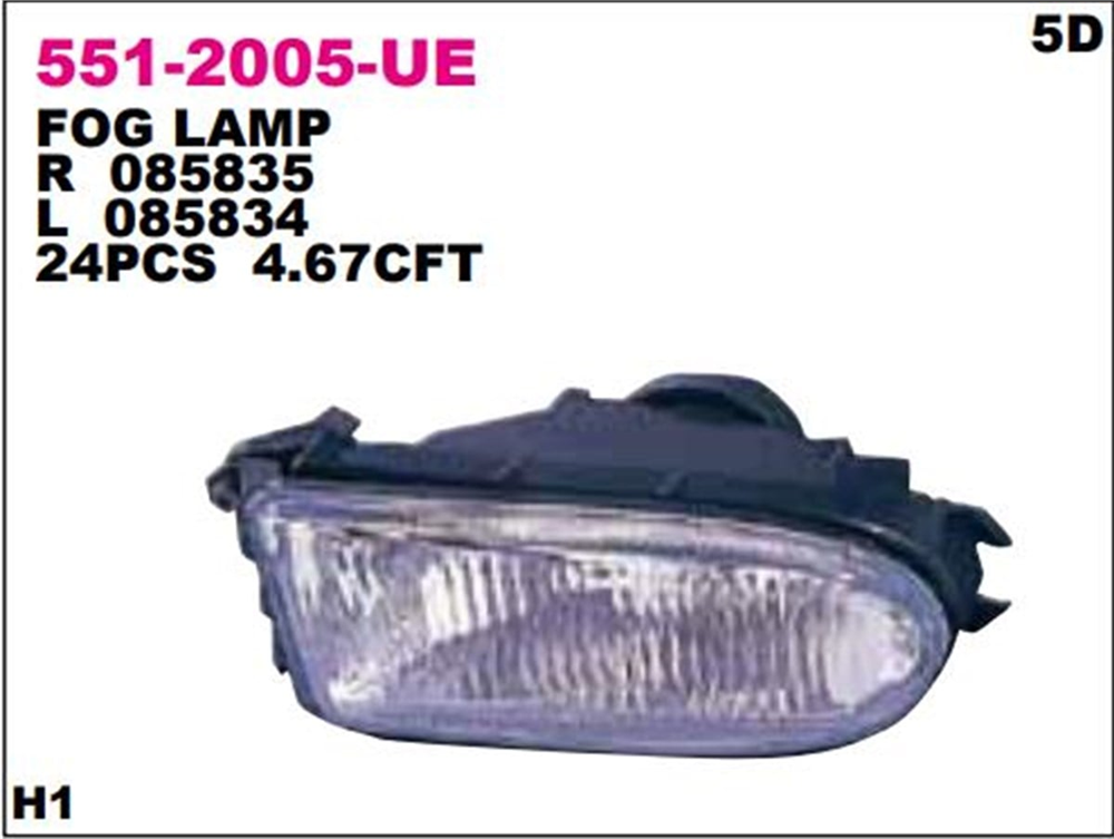 DEPO5512005LUE-Sis Farı