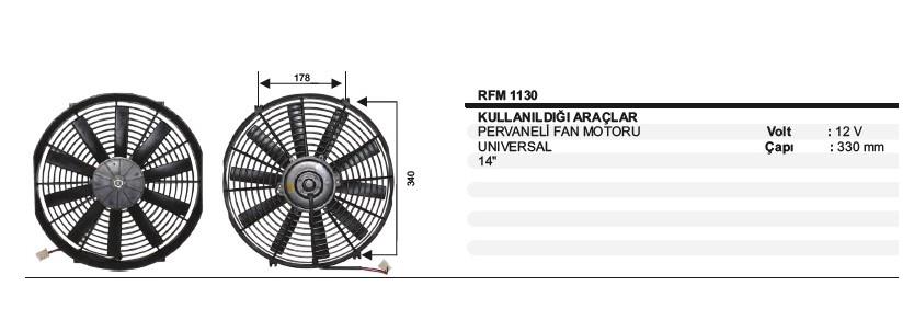 DODORFM1130-Fan Motoru