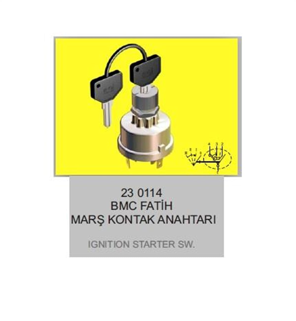 ENG230114-Kontak (Kilit-Anahtarlı)
