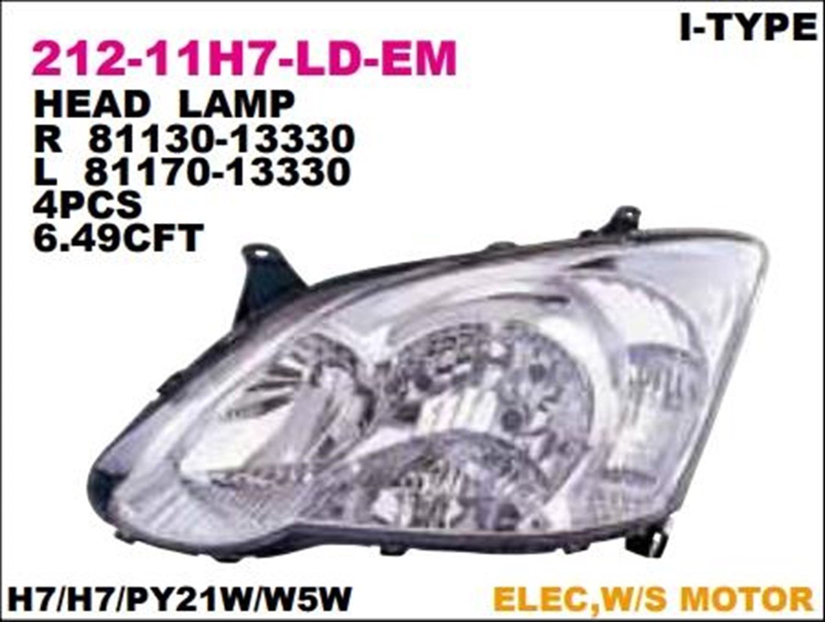 FAR 2004- COROLLA 5D ELEKTRİKLİ--SAĞ--21211H7RLDEM