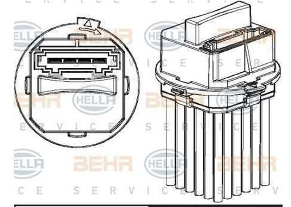 HUCO132512-Kalorifer Rezistansı