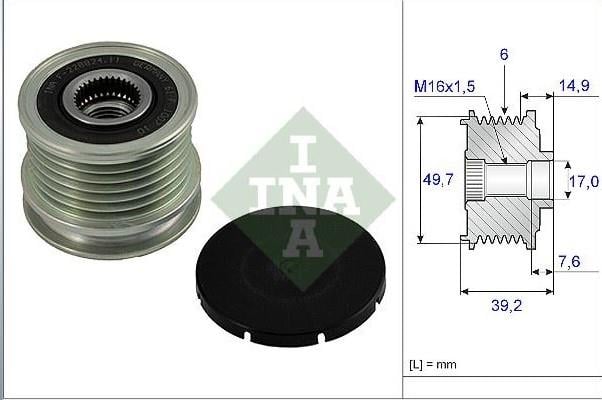 INA535001510-Alternatör Kasnağı
