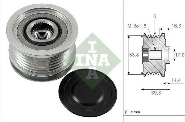 INA535017010-Alternatör Kasnağı