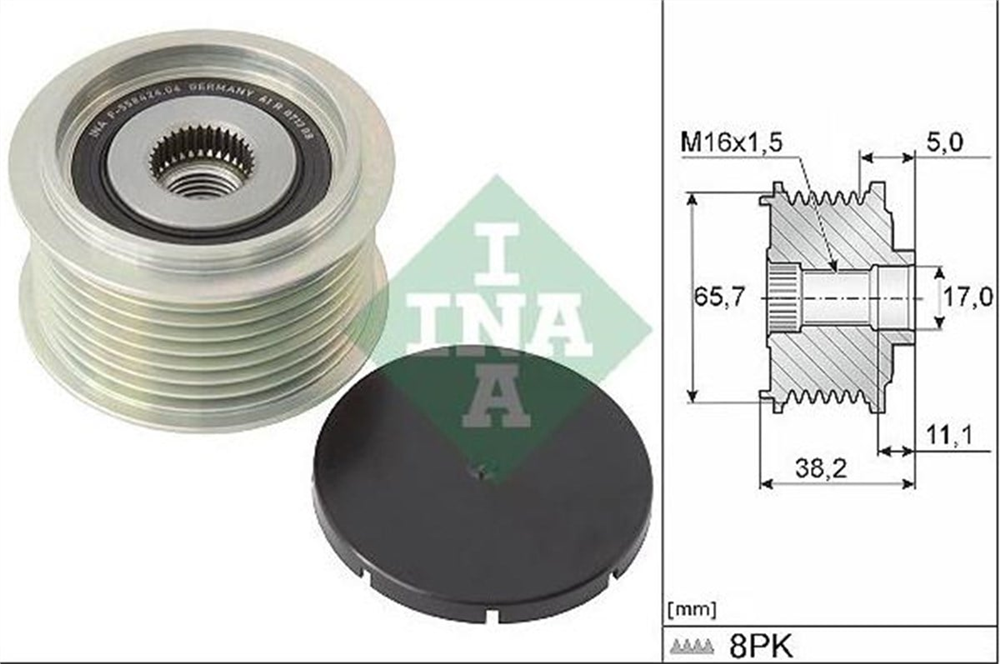 INA535027410-Alternatör Kasnağı