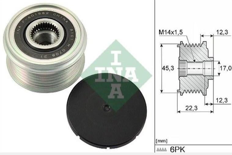 INA535029110-Alternatör Kasnağı